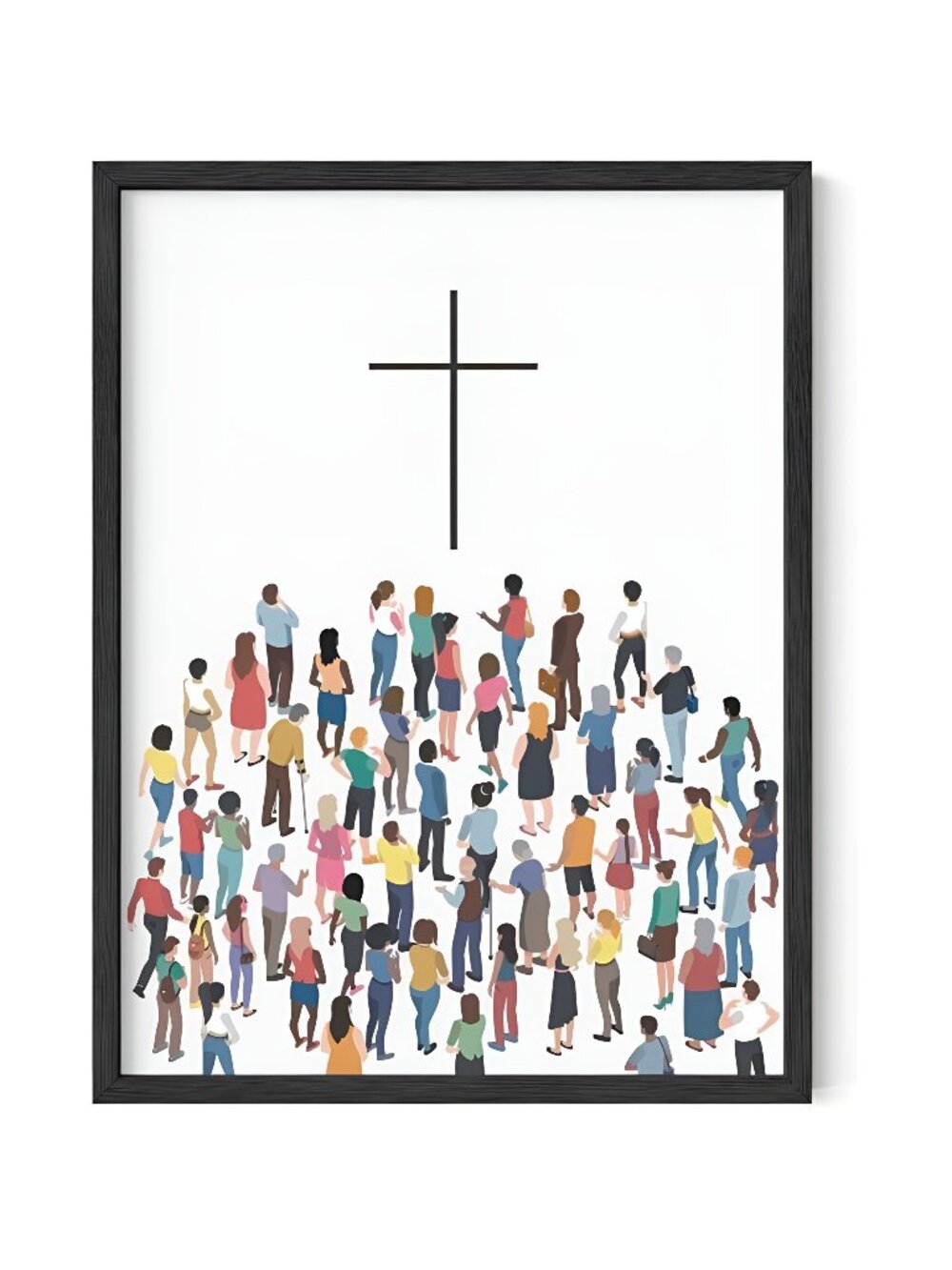 Religious Wall Posters - The Cross of Jesus Christ, Religious (Unframed, 12x16)